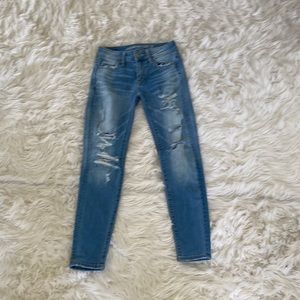American Eagle Skinny Ripped Jeans
